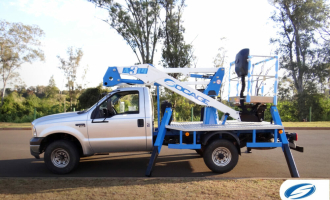 Instalada no suporte giratório da estrutura A314