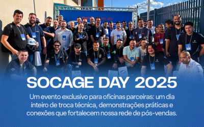 Socage Day: Como foi o encontro técnico com as oficinas parceirasSocage na SENDI 2025: Segurança, mobilidade e tecnologia para o setor elétrico
